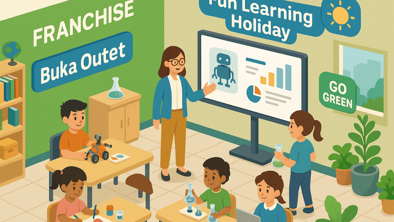 5 Franchise Edukasi Anak Yang Tetap Laris Meski Musim Liburan