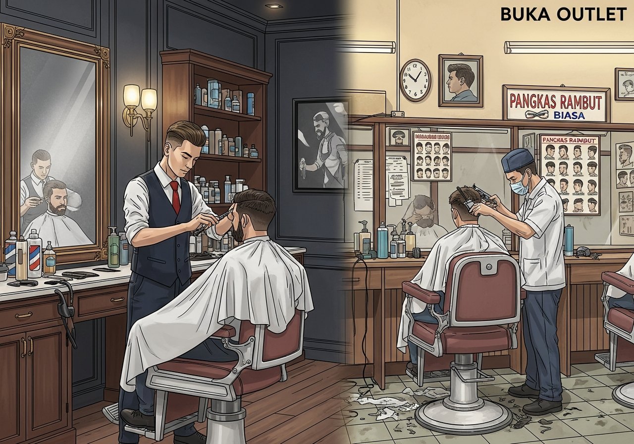 Analisa Usaha Barbershop Konsep Premium Vs Pangkas Rambut Biasa