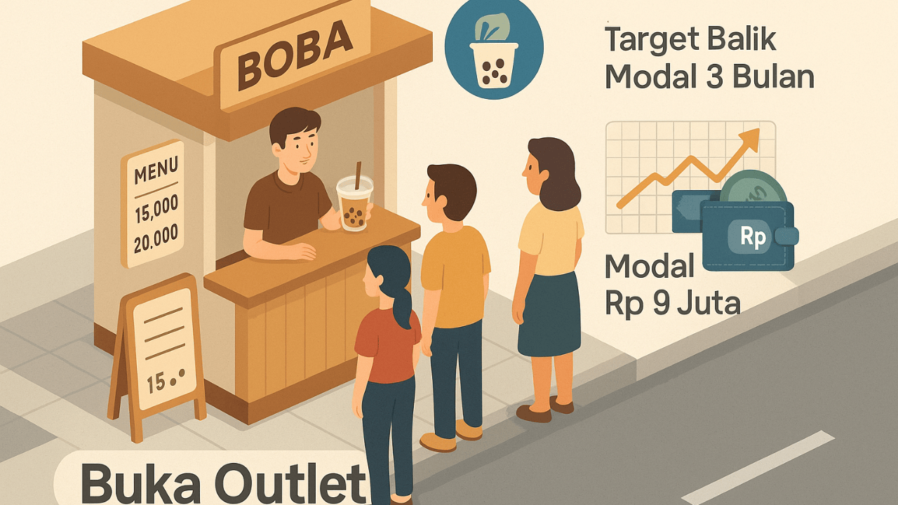 Analisis Balik Modal Franchise Boba Modal Kecil