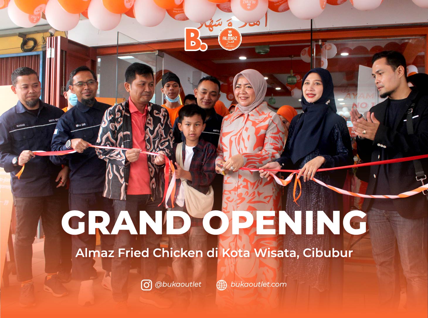 Unik Dan Cozy : Almaz Fried Chicken Buka Outletnya Yang Ke 22 Kota Wisata Cibubur