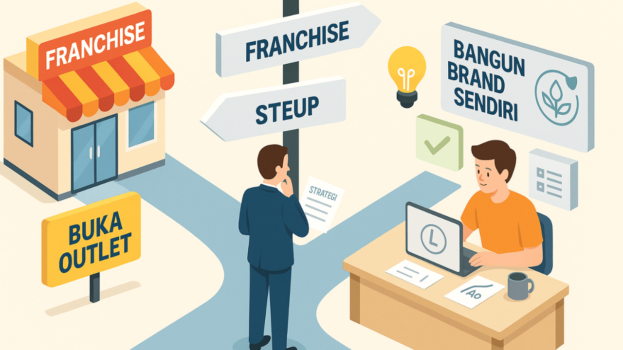 Beli Franchise Atau Buat Sendiri? Ini Strategi Memaksimalkan Brand Lokal Jadi Waralaba