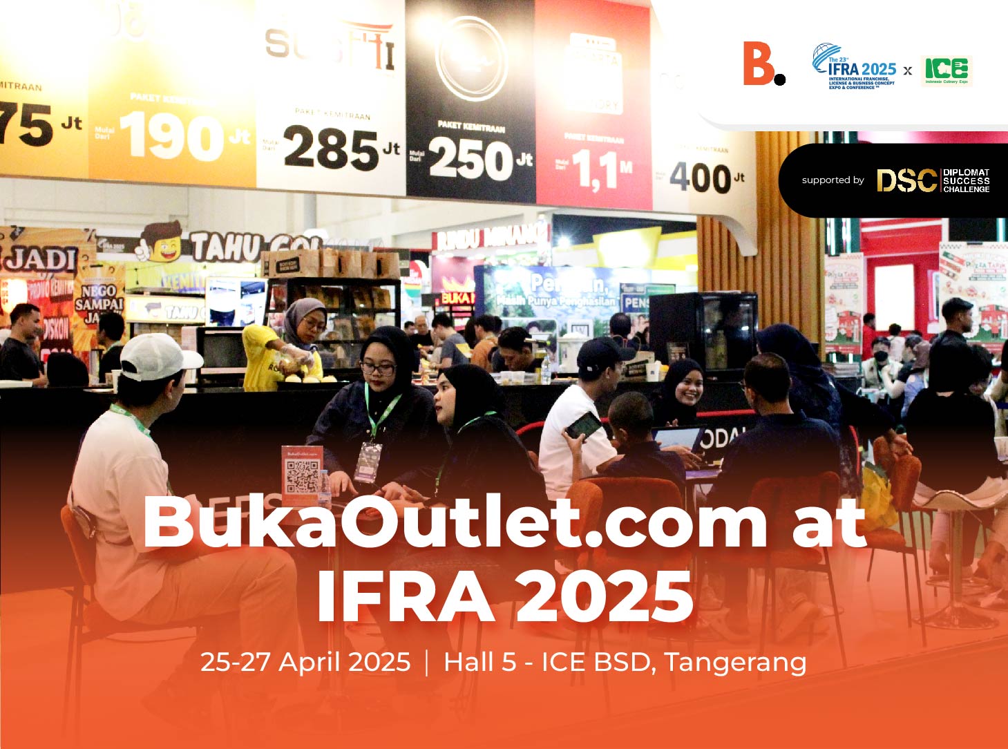 Buka Outlet Kembali Partisipasi Di Pameran Franchise IFRA X ICE 2025