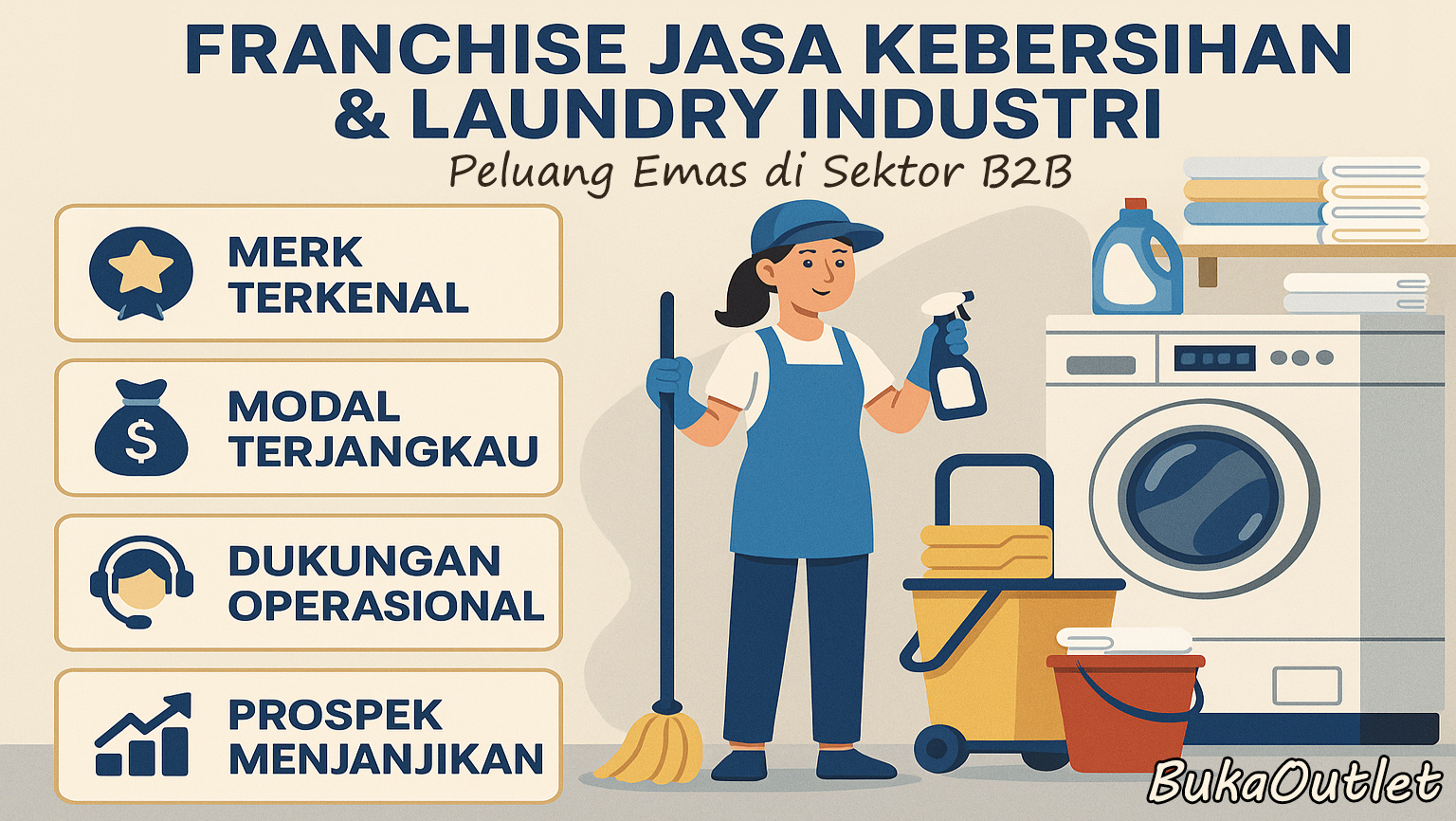 Franchise Jasa Kebersihan & Laundry Industri: Peluang Emas Di Sektor B2B
