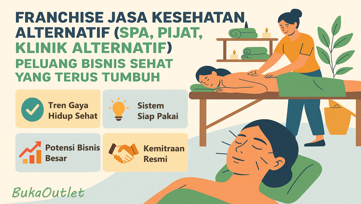 Franchise Jasa Kesehatan Alternatif (Spa, Pijat, Klinik Alternatif): Peluang Bisnis Sehat Yang Terus Tumbuh