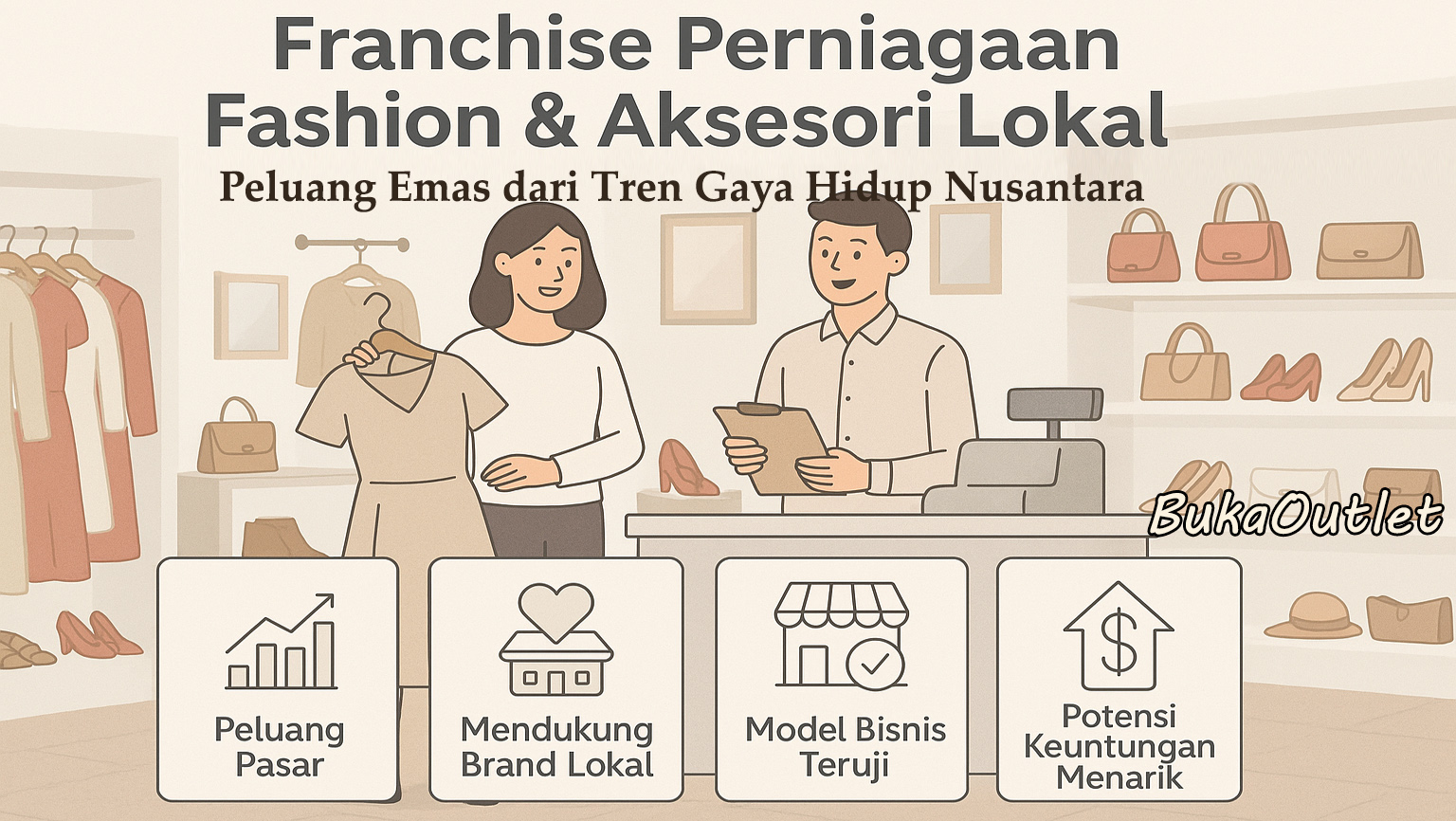 Franchise Perniagaan Fashion & Aksesori Lokal: Peluang Emas Dari Tren Gaya Hidup Nusantara