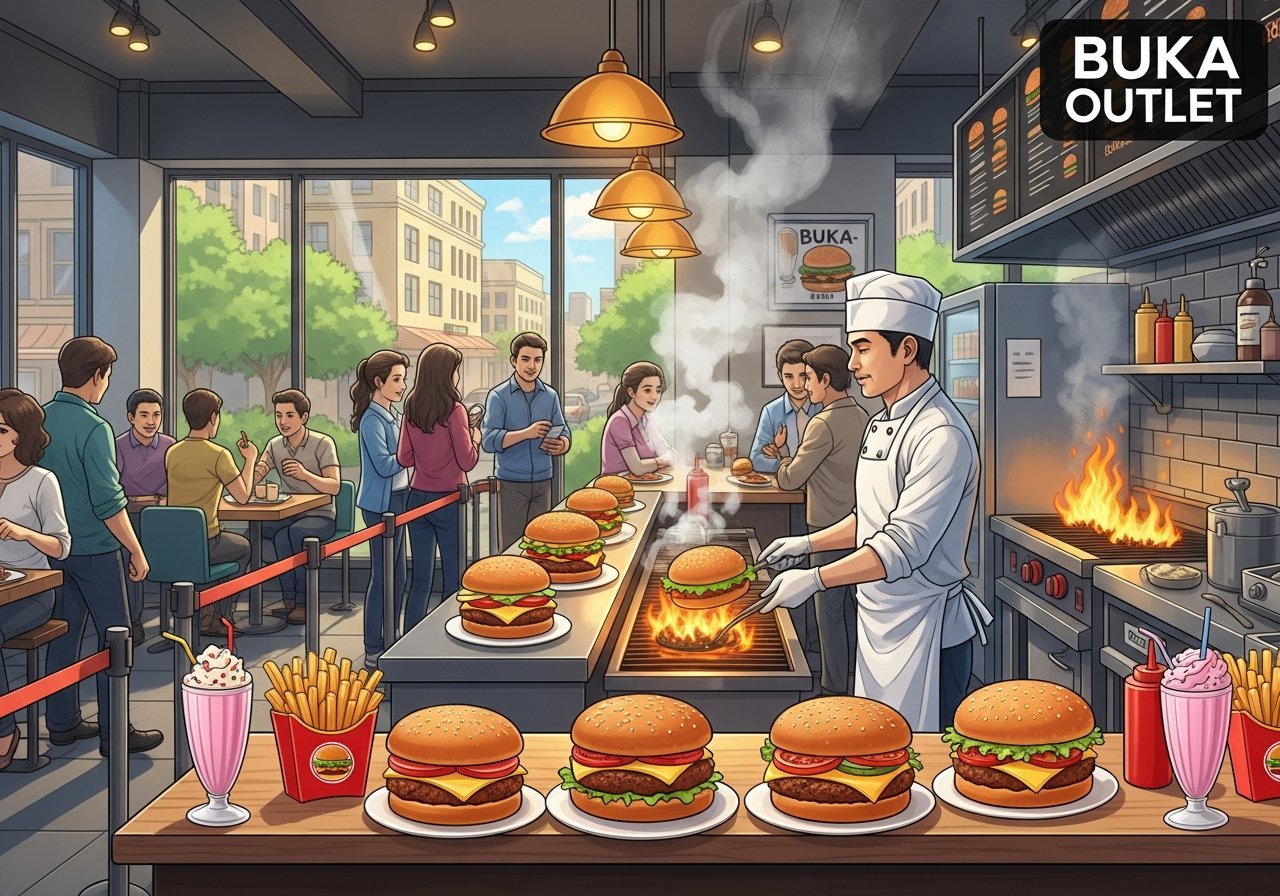 Franchise Traffic Bun: Bisnis Burger Kekinian, Cek Syarat Kemitraannya