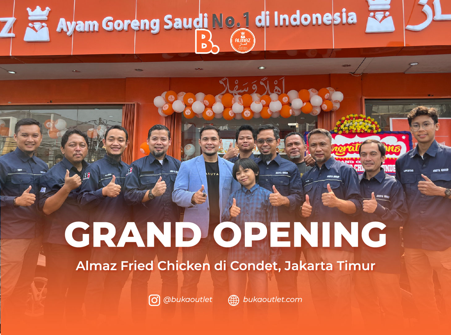 Grand Opening Outlet Ke 9 Almaz Fried Chicken Condet