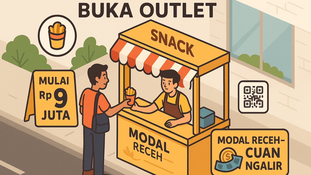 Modal Receh, Cuan Ngalir! Franchise Makanan Ringan Ini Gak Sampai 10 Juta