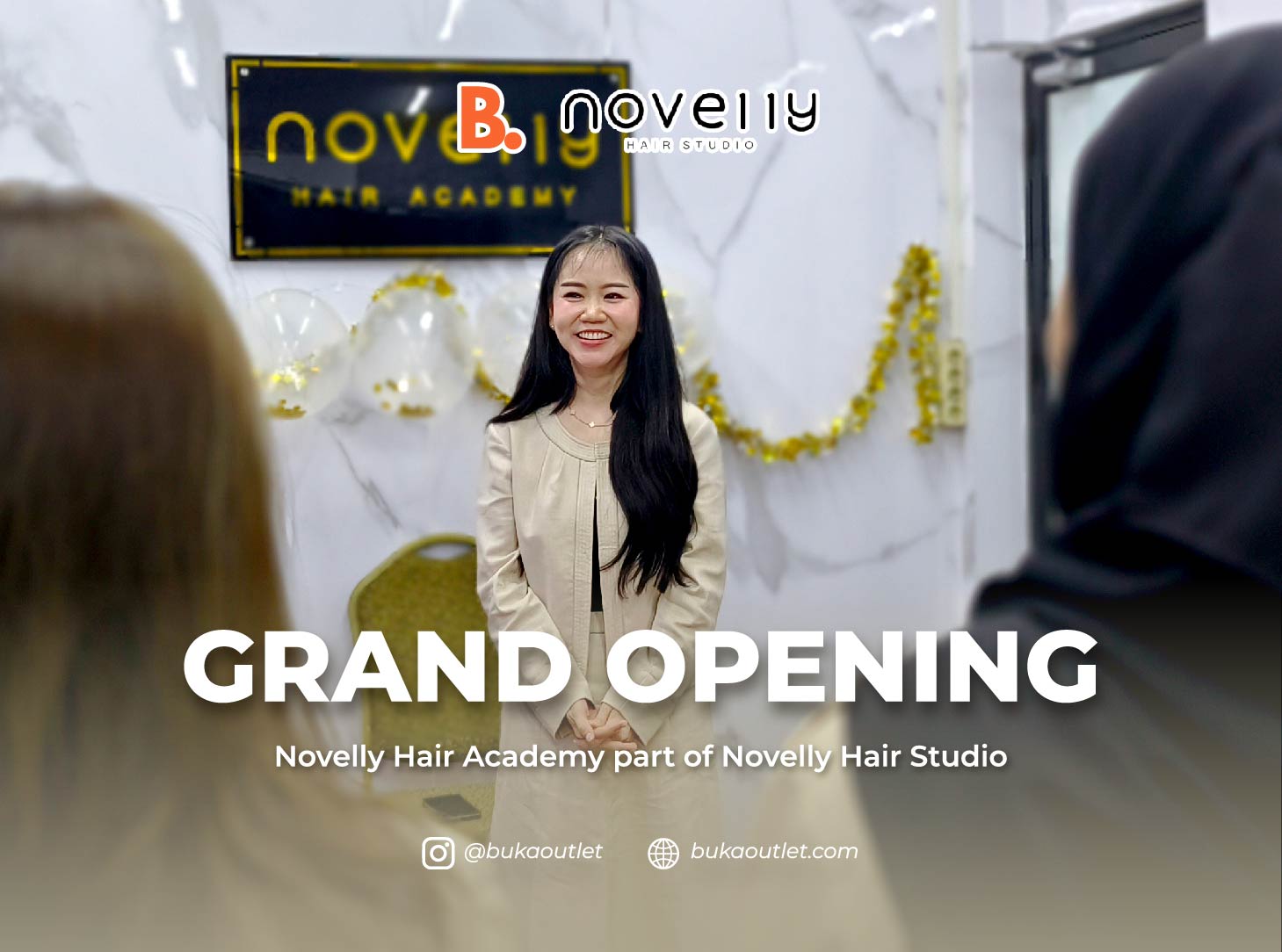 NOVELLY HAIR STUDIO RESMI BUKA NOVELLY HAIR ACADEMY DI BANDUNG