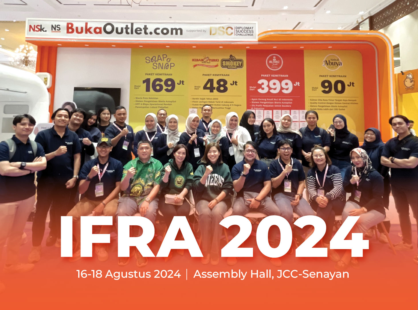 NS Consulting Dan BukaOutlet.com Usung Berbagai Brand Bisnis Kemitraan Di IFRA 2024