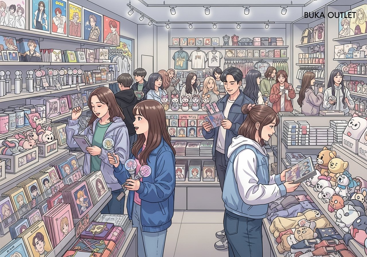 Peluang Jualan Merchandise K-Pop (Album, Lightstick) Yang Fanatik