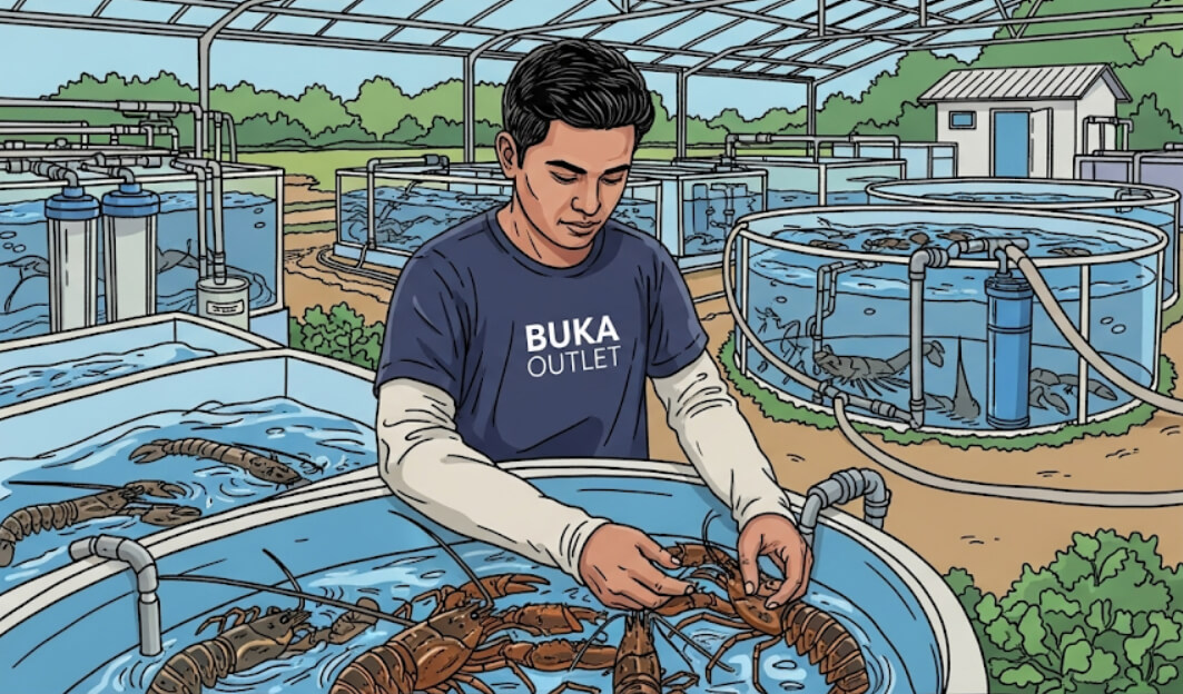 Peluang Kemitraan Budidaya Lobster Air Tawar